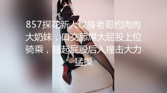 857探花新人纹身老哥约肉肉大奶妹，口交舔屌大屁股上位骑乘，翘起屁股后入撞击大力猛操