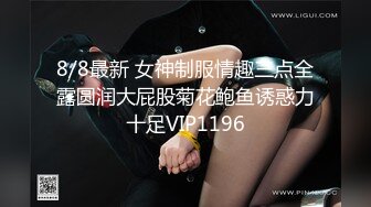 8/8最新 女神制服情趣三点全露圆润大屁股菊花鲍鱼诱惑力十足VIP1196