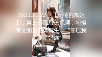 2023.11.22，【木桃桃御姐】，第三部露脸长视频，勾搭有女朋友的体育生，“你压我腿了好痛”