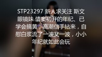 STP23297 新人求关注 斯文眼镜妹 情窦初开的年纪、已学会搞黄，高潮信手拈来，自慰白浆流了一波又一波，小小年纪就如此会玩